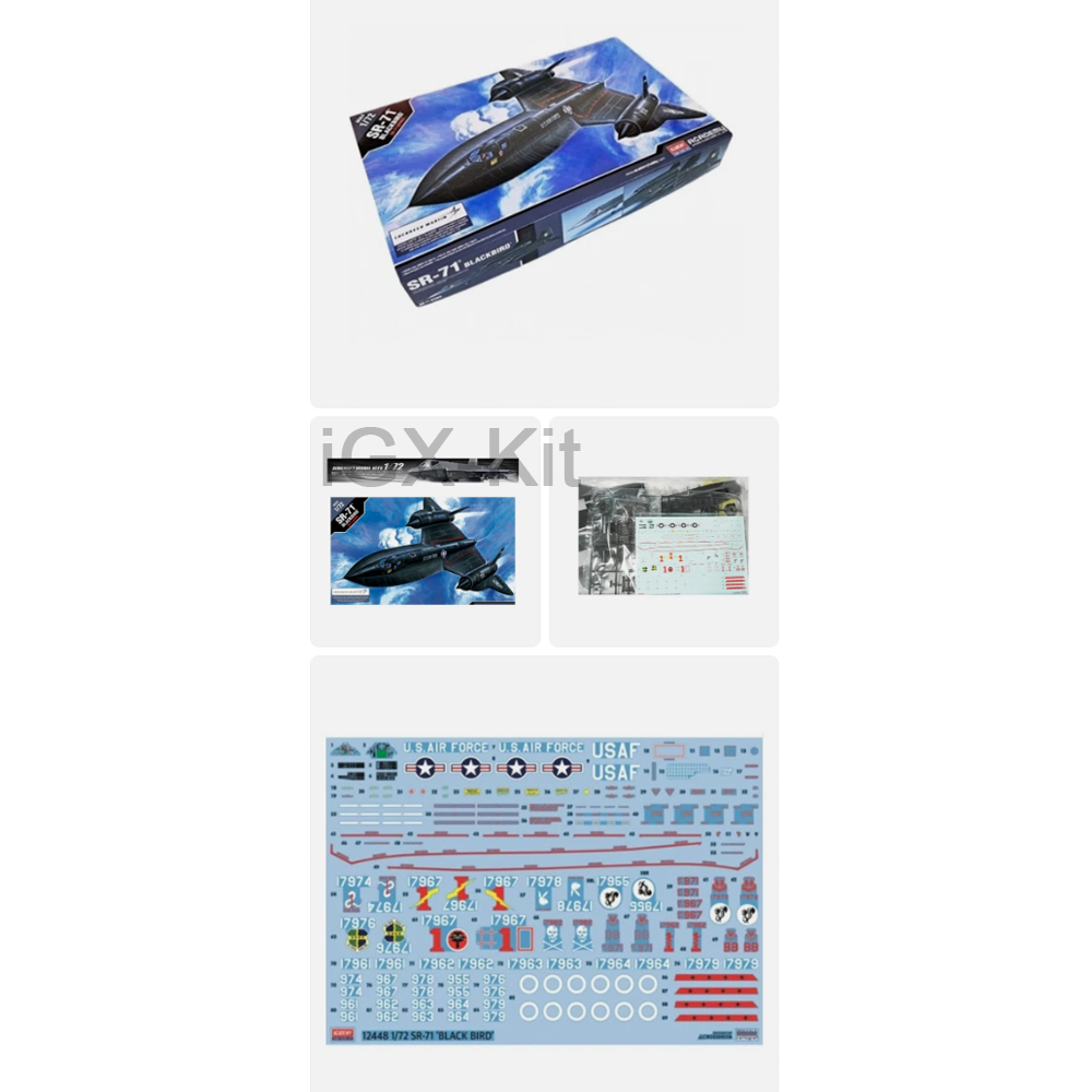 Model Kit Academy - مجموعة نموذج طائرة الاستطلاع الاستراتيجية الأمريكية
