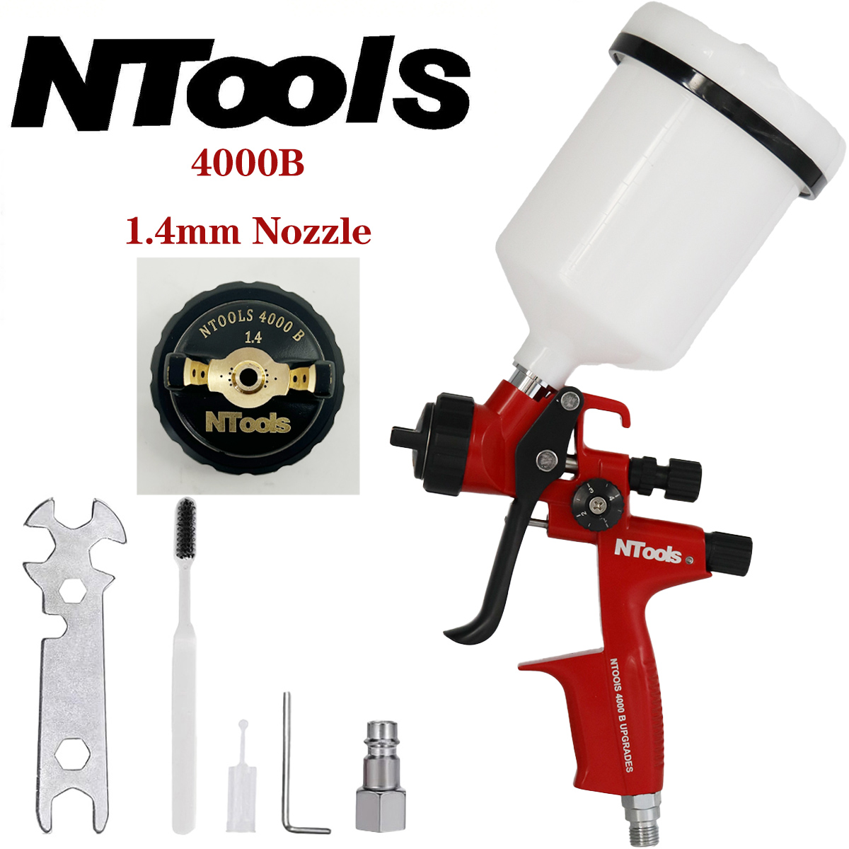 Spray Can Lacquer - مسدس رش NTOOLS 4000B يمكن اختيار