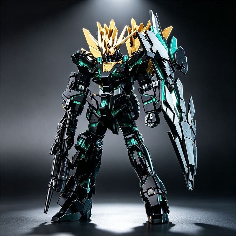 Model Kit Unicorn - مجسم شخصية قتالية قابل للتجميع HG