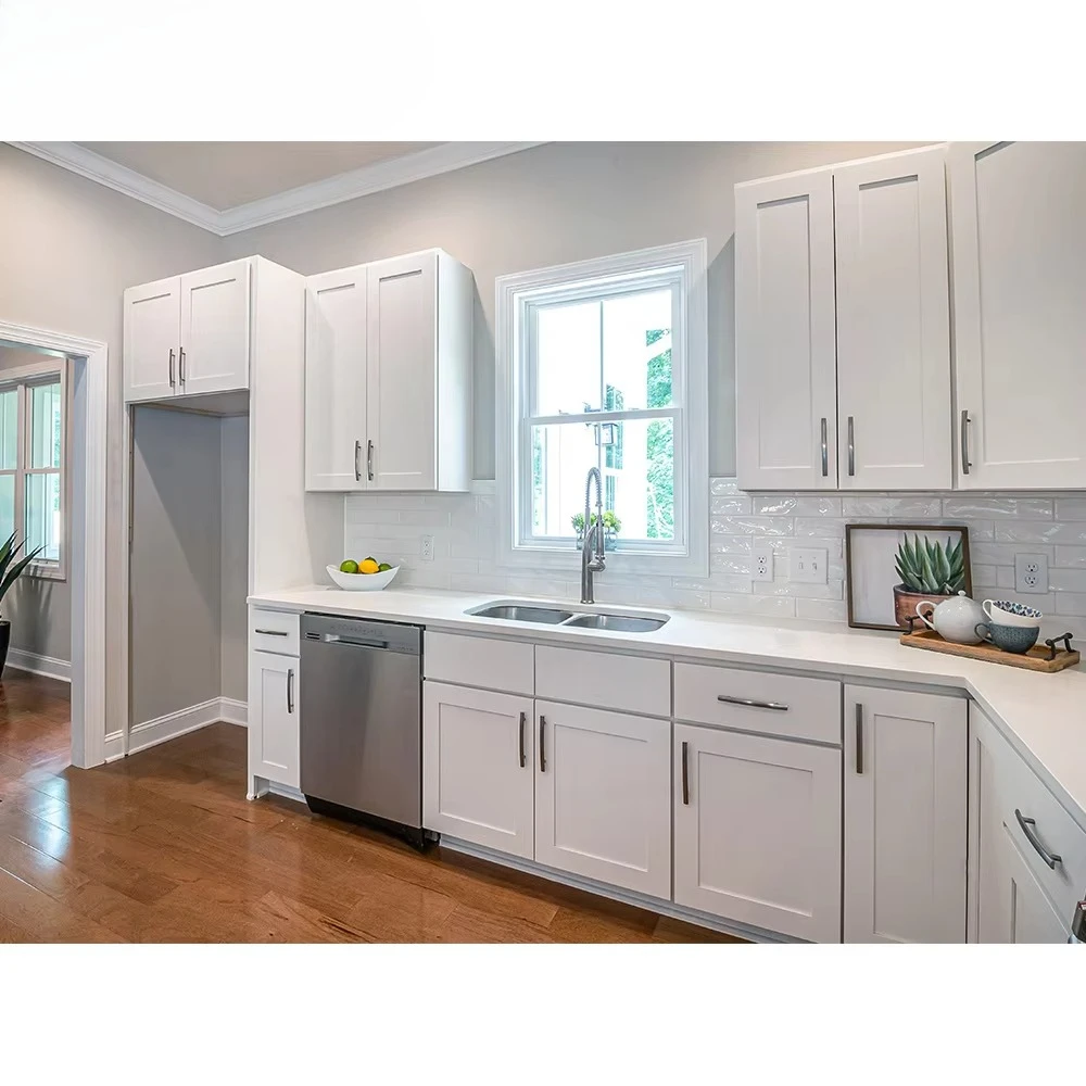 Model Kitchen Set Aluminium - مجموعة كاملة من الخزائن البيضاء، طقم