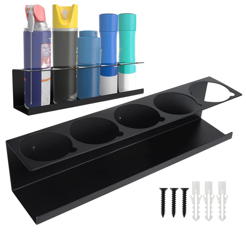 Spray Can Lacquer - حامل زجاجة منظم طلاء الفولاذ ،