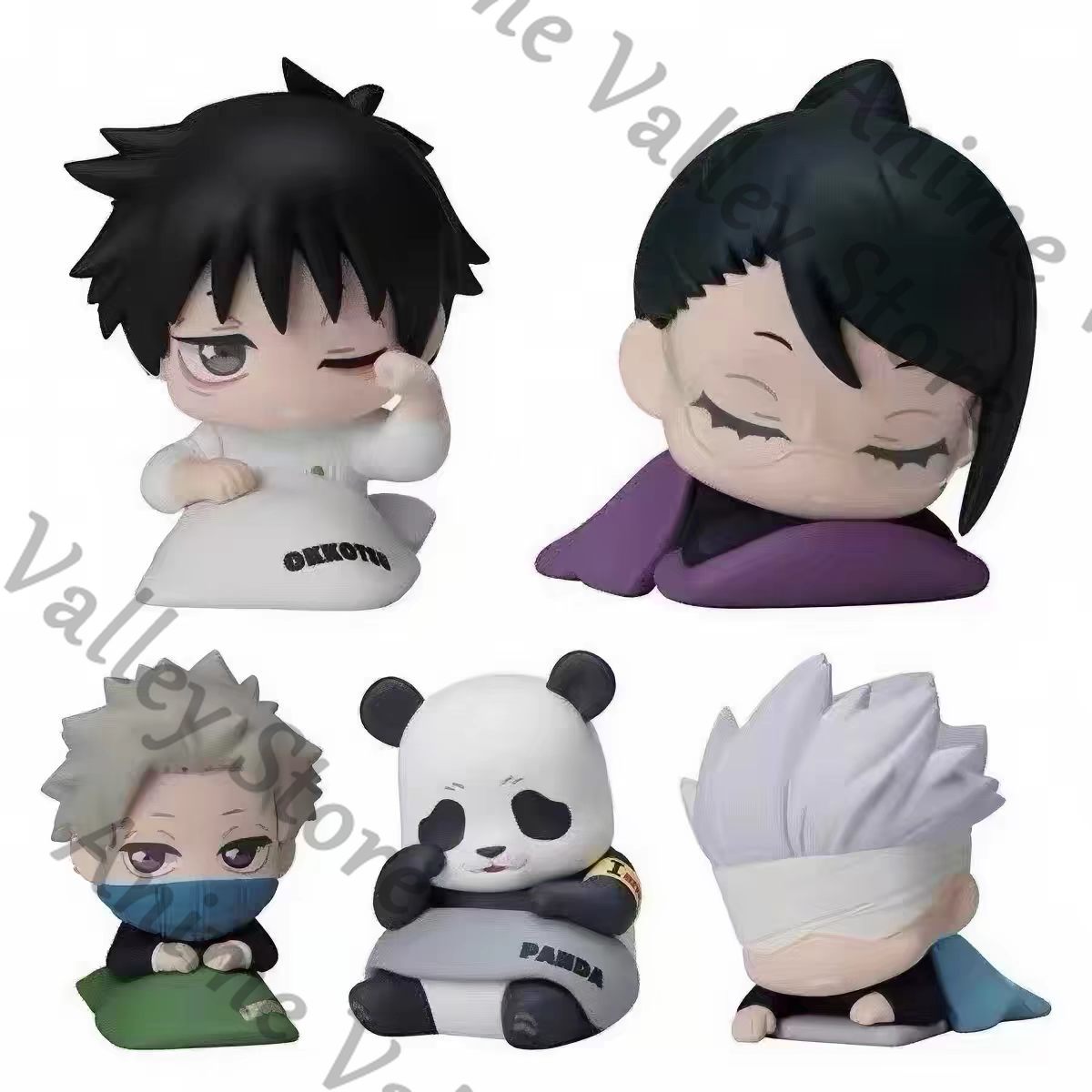 Model Kit Jujutsu Kaisen - مجسمات كبسولية أصلية لشخصيات أنمي جوجوتسو