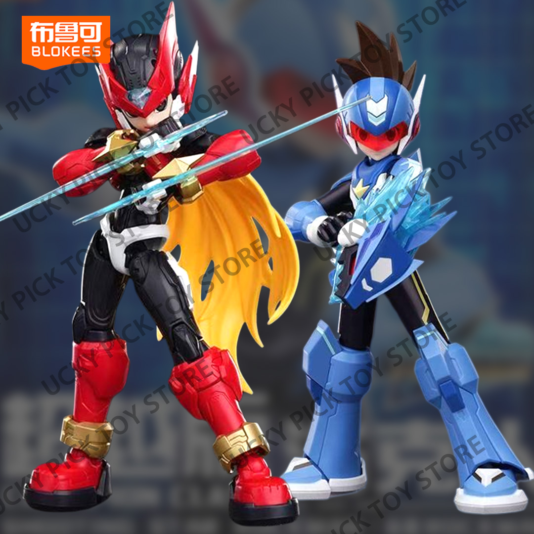 Model Kit Zero Megaman - مجموعة شخصيات أكشن جديدة من Blokees
