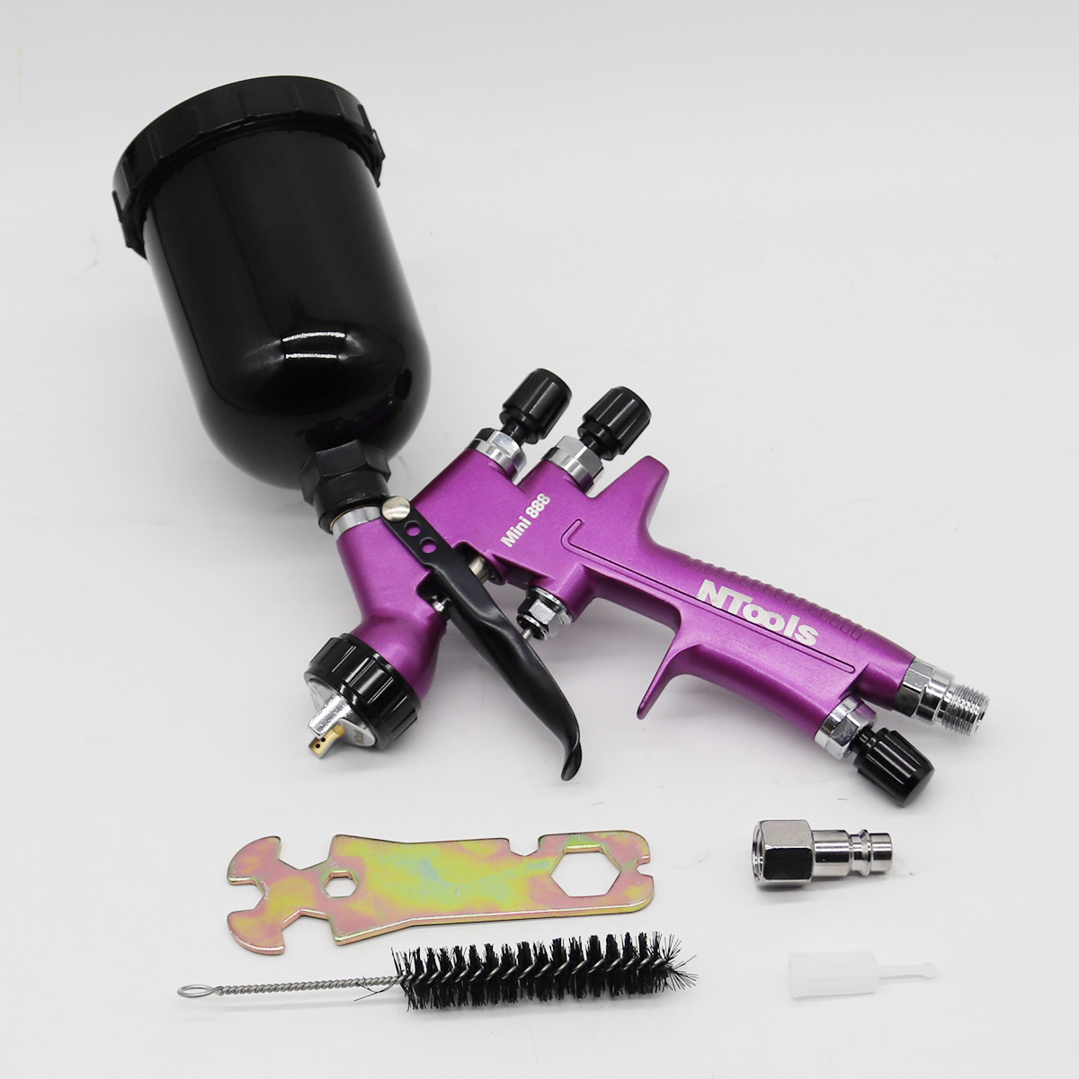 HVLP بندقية رذاذ 0.8/1.0/1.2 م - مراجعة Spray Can Lacquer وسعره