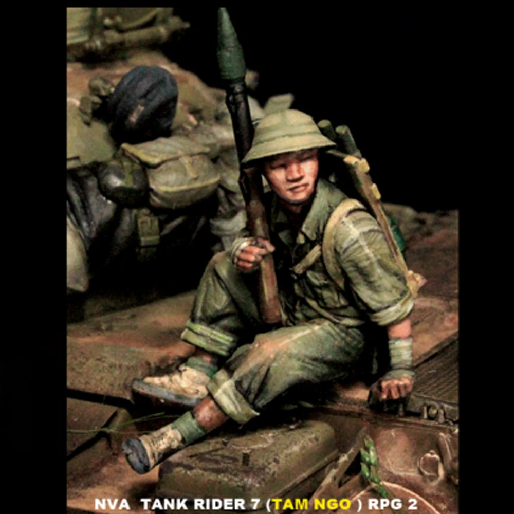 1/35 NVA Tank RIDER 7، RPD 2،  - مراجعة Model Kit Figure وسعره
