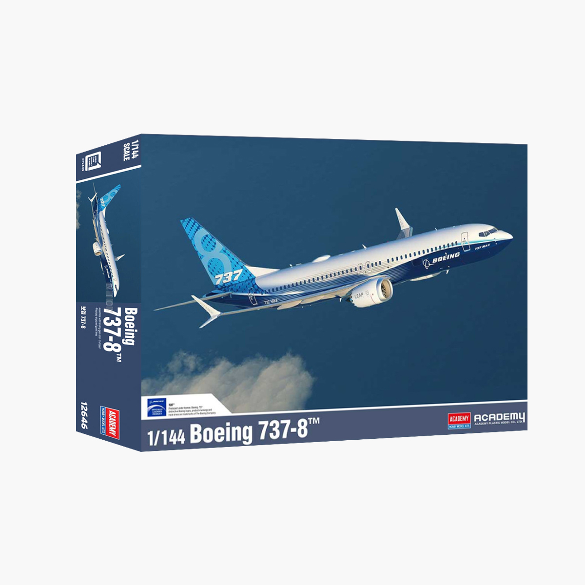 طقم نموذج طائرة بوينج 737-8 ما - مراجعة Model Kit Academy وسعره