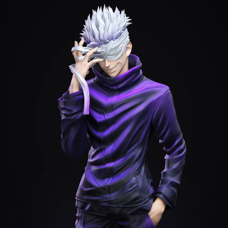 مجسم شخصية أنمي ساتورو غوجو من - مراجعة Model Kit Jujutsu Kaisen وسعره